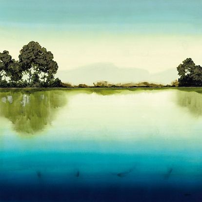 47 X 47 Azure Lake (Custom) (Glass Coat)