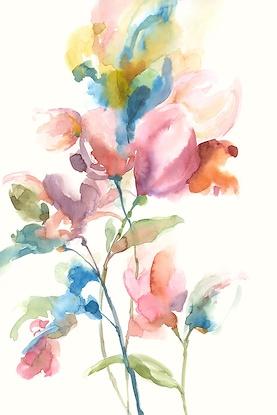 14 x 20 Flower Dance IV* (OG)(WAT-PAP)