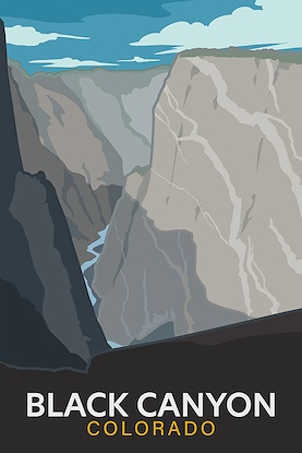 30 x 45 Black Canyon Colorado (OD)