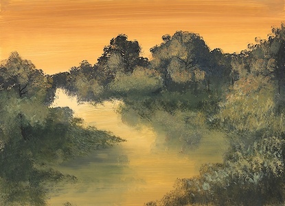 75 x 54 Glowing Sun Set V (IBG)