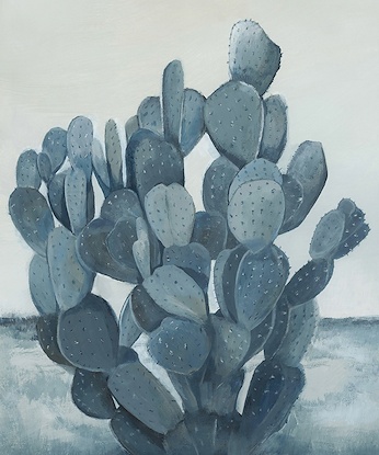 24 x 29 Blue Cacti I (OD)