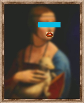 20 x 25 Lady with Pet (FMA-IBG)