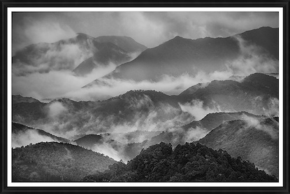 54 x 36 Misty Mountains BW (GF)