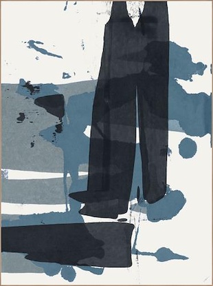 50 x 67 Indigo Bypath I (LN)