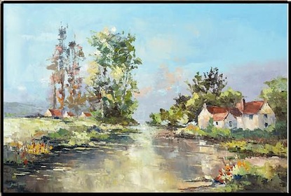 30 x 20 Cottage Reflections (IBG)