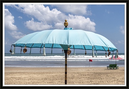 60 x 41 Blue Bali Umbrella (GF)