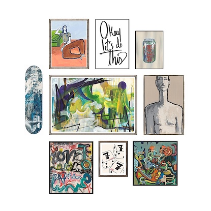 96 x 96 Colorful Conversations (Set of 9) (Complete Set)