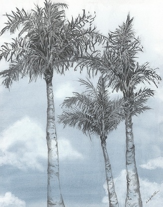 30 x 38 Del Mar Palms  I (LN)